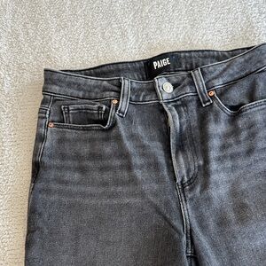 PAIGE Women's High Rise Black Jeans